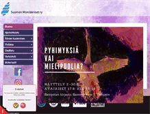 Tablet Screenshot of moniaaniset.fi